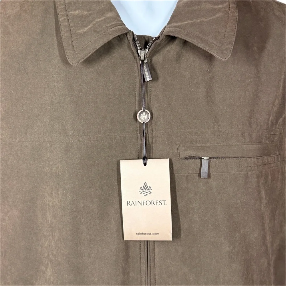 RAINFOREST | Men's  Brown Removable Liner Down Feather Jacket 2 in 1